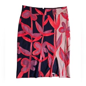 Maeve Anthropologie Cordyline Floral Pencil Skirt Large